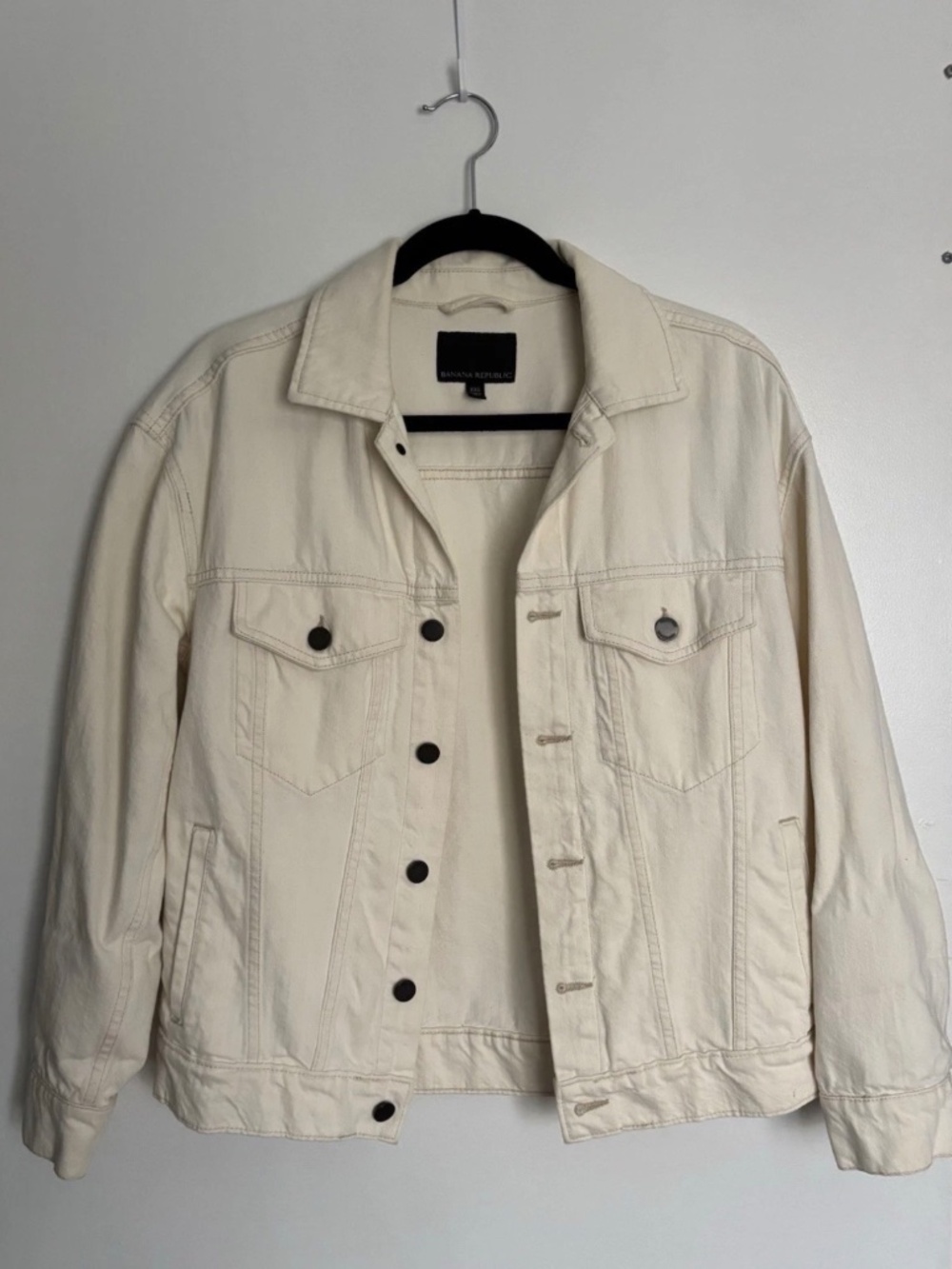 Banana Republic Ivory Denim Jacket• Lightweight• XXS